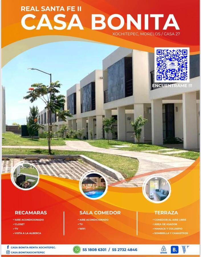 Vila Casabonita Ii, Pie Alberca, Airac Xochitepec Exteriér fotografie